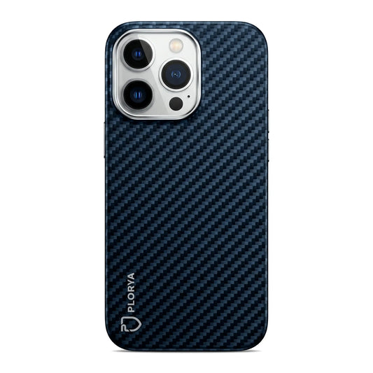 Plorya Black/Grey Woven Carbon Fiber Case
