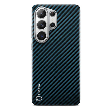 Plorya Blue Carbon Aramid Fiber Case for Samsung