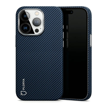 Plorya Black Twill Aramid Fiber Case