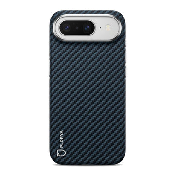 Plorya Black & Blue Twill Aramid Fiber Case