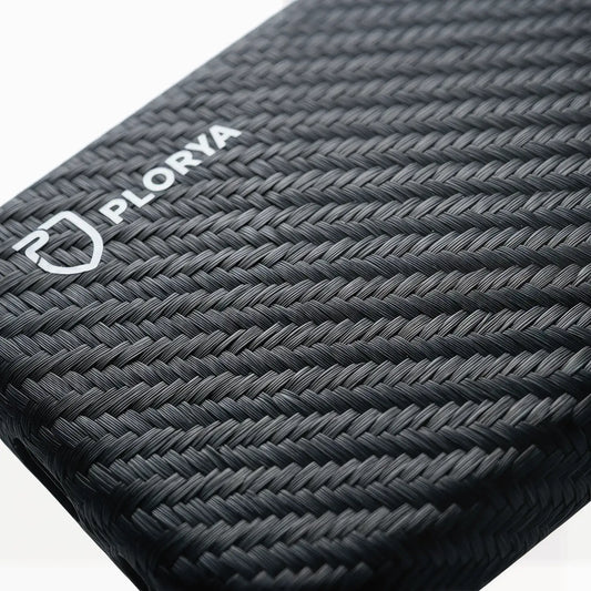 Plorya Black Grey Fiber Case