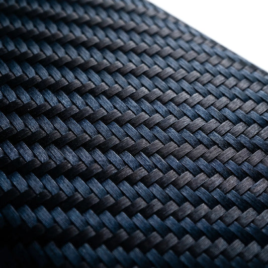 Plorya Black & Blue Twill Aramid Fiber Case