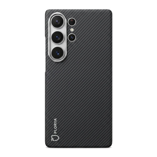Plorya Stealth Black Aramid Fiber Case for Samsung